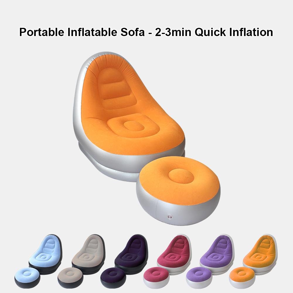 Outdoor Furniture Nearby - Portable Multicolor Inflatable Air Sofa Set