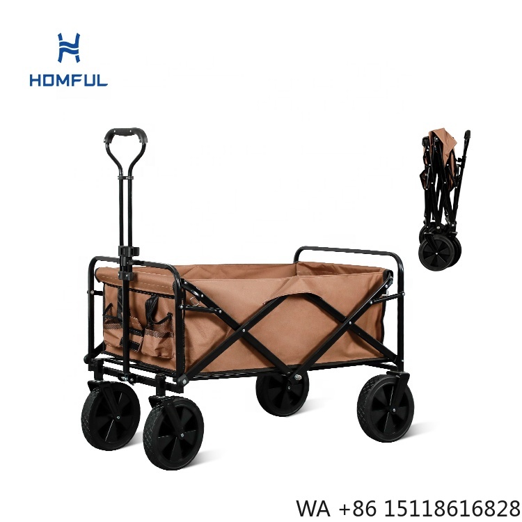 Outdoor Furniture In - HOMFUL Fishing Bollerwagen Collapsible Folding Camping