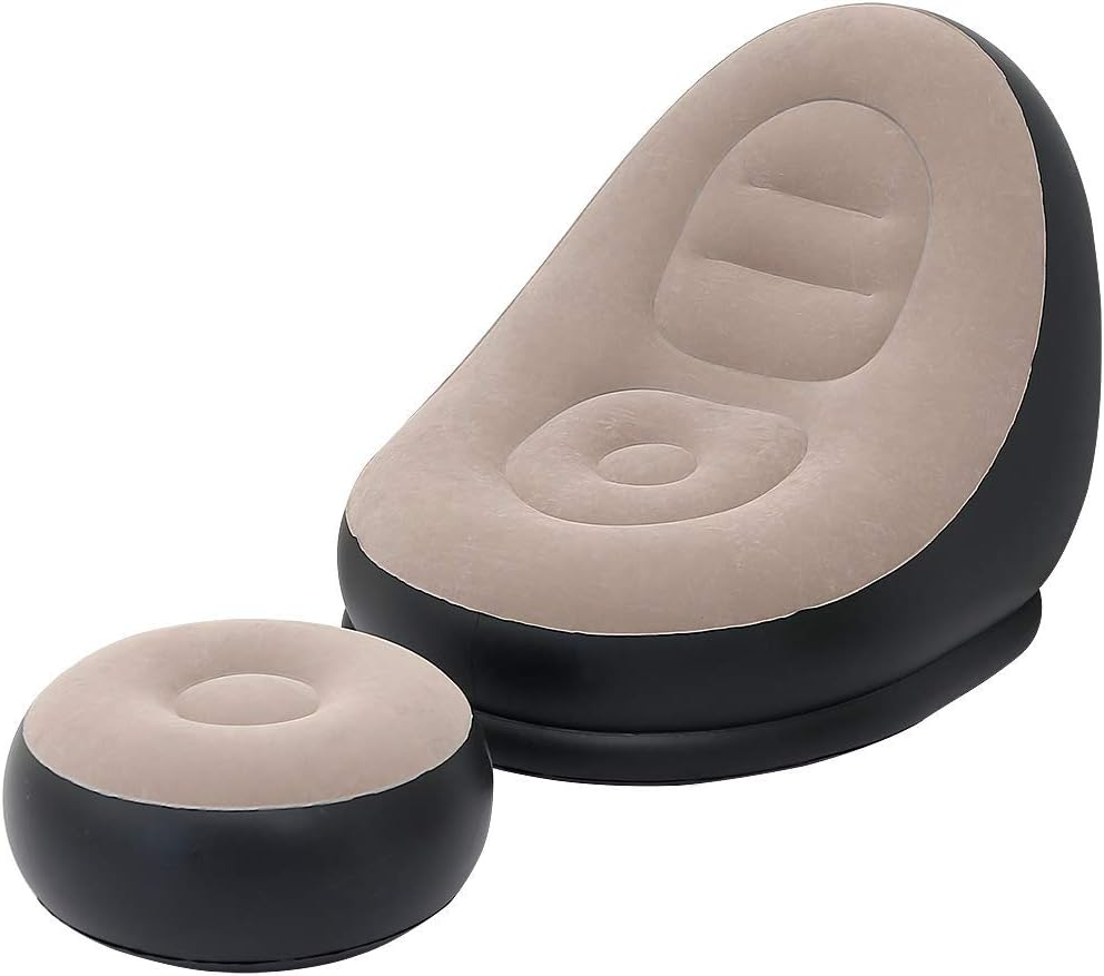 2Pcs Lazy Sofa Inflatable Chai - Outdoor Furniture Nearby 评论和价格