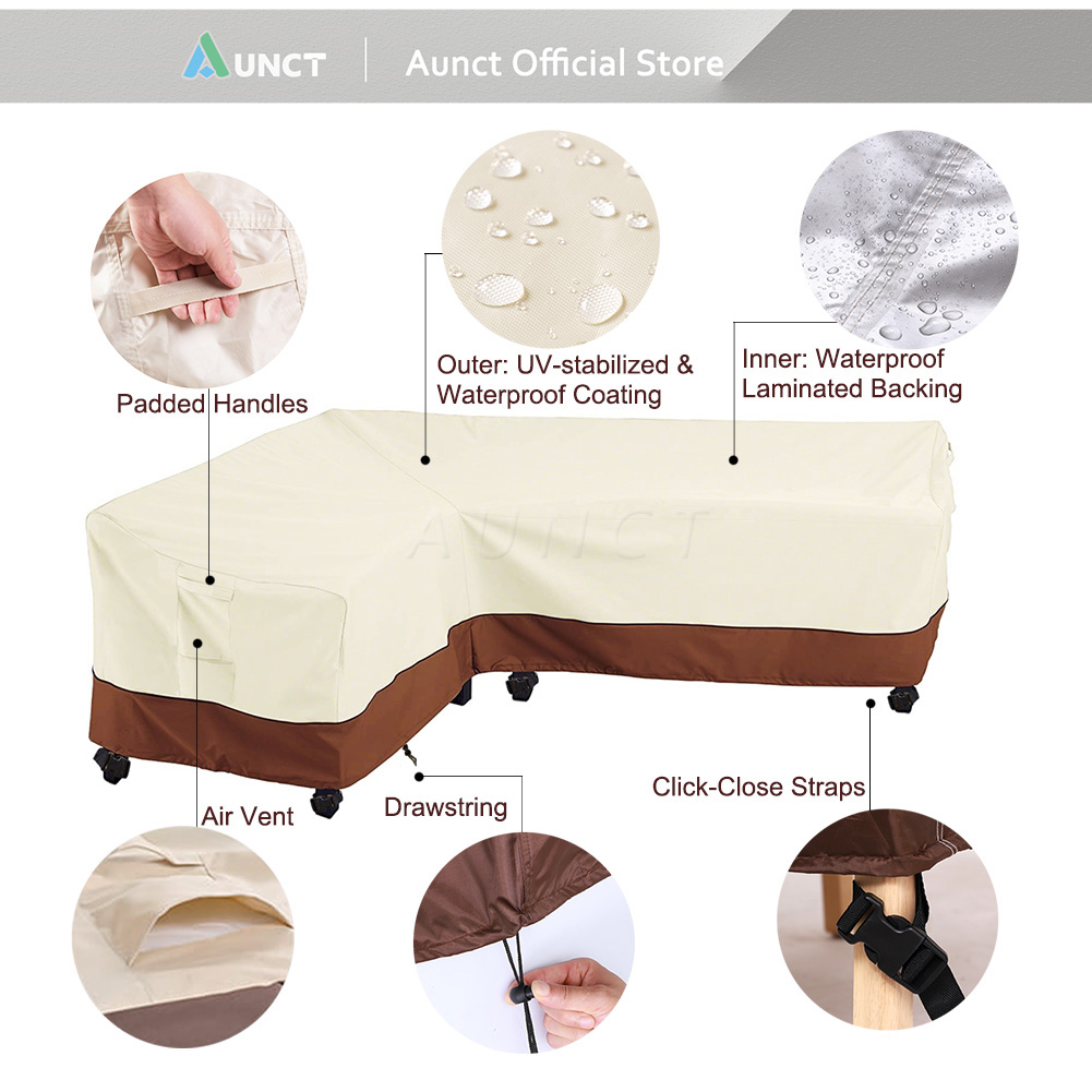 L Shape Corner Outdoor Sofa Co - Outdoor Furniture Cover Xl 评论和价格