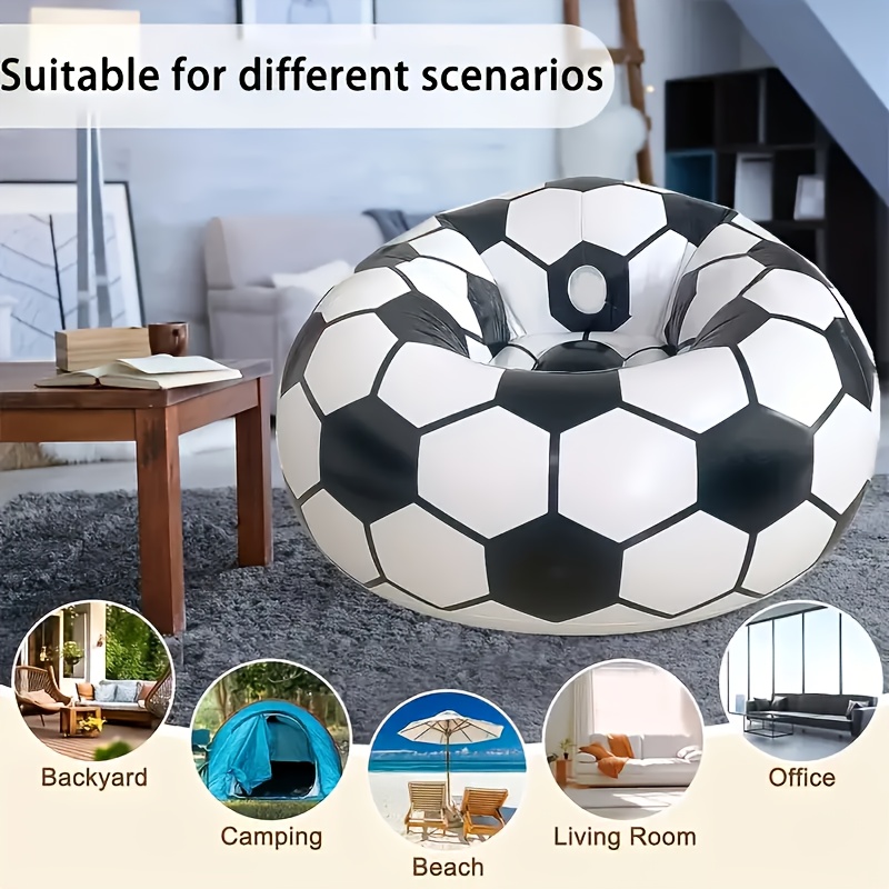 Inflatable Football-Shaped Sof - Outdoor Furniture Cushion 评论和价格