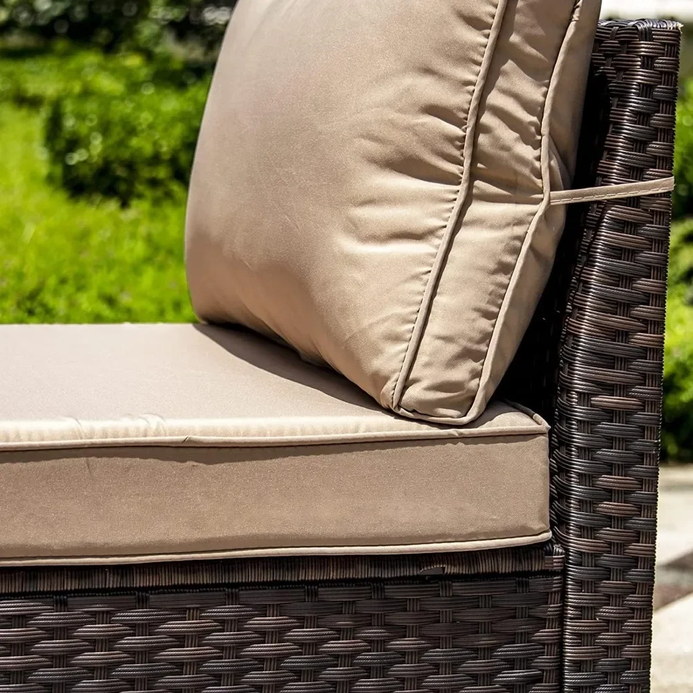 -Patio Furniture Set With Prop - Outdoor Furniture Fire Pit Set 评论和价格