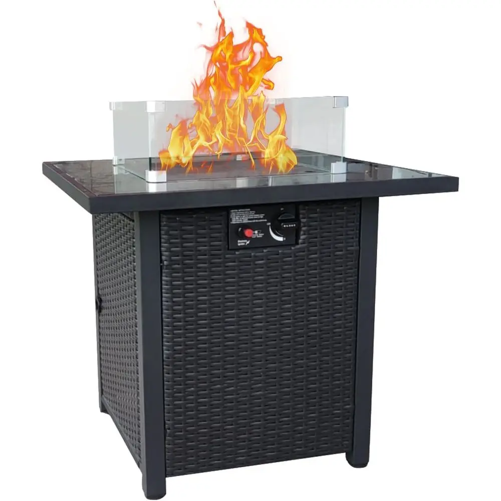 Wicker Outdoor Patio Furniture - Outdoor Furniture Fire Pit Set 评论和价格