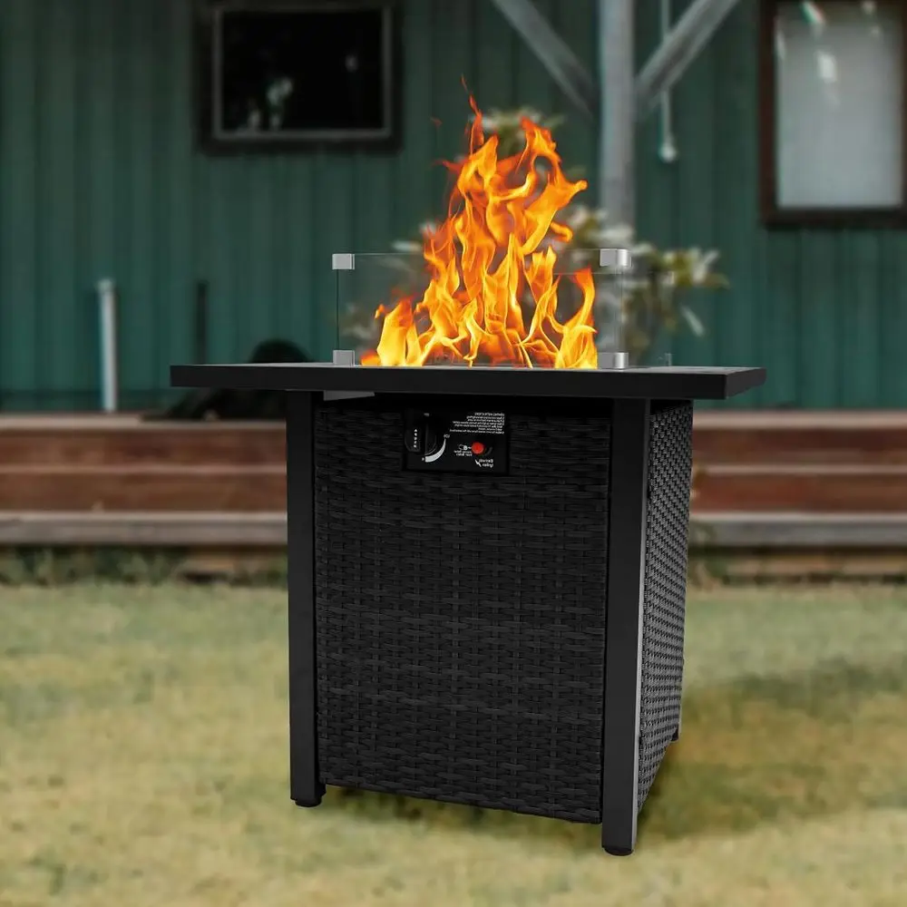 Wicker Outdoor Patio Furniture - Outdoor Furniture Fire Pit Set 评论和价格