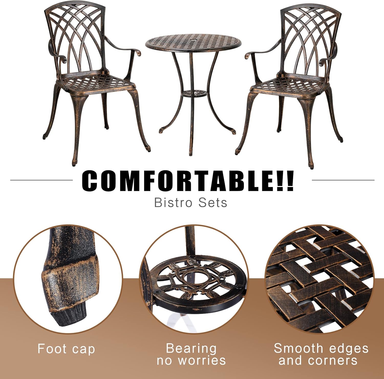 Bronze rust-resistant cast alu - Outdoor Furniture Sofa 评论和价格
