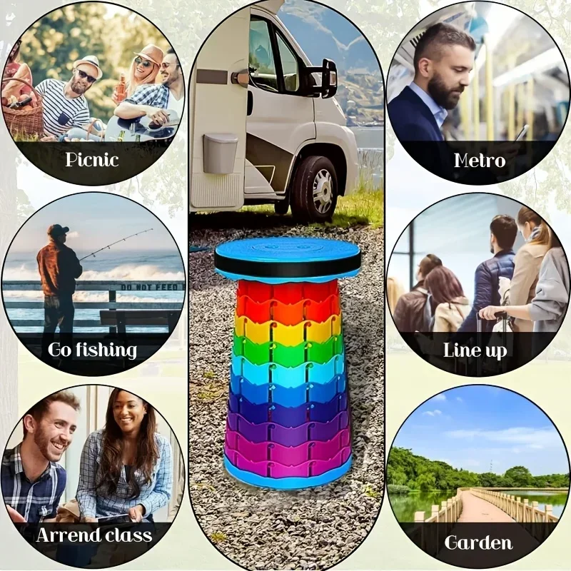 Rainbow Telescopic Camping Sto - Outdoor Furniture In 评论和价格