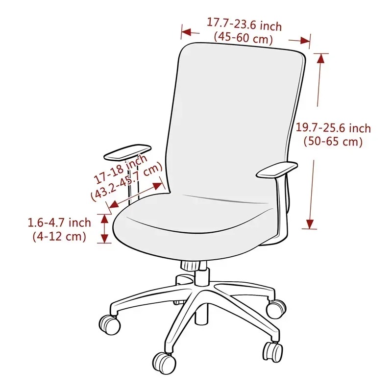 1PC Jacquard Office Chair Cove - Outdoor Furniture Cover Xl 评论和价格