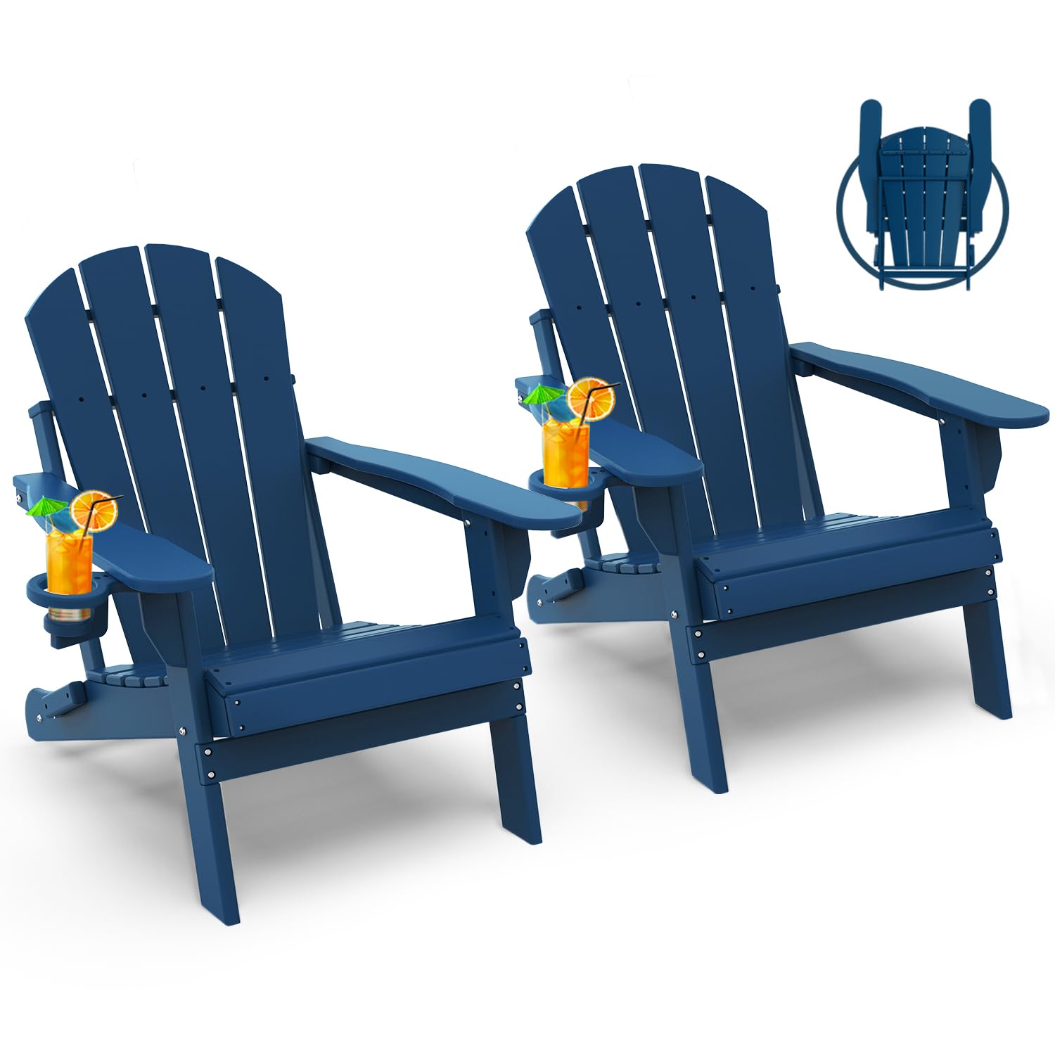 Chair Set 2, Folding All Weath - Outdoor Furniture Fire Pit Set 评论和价格