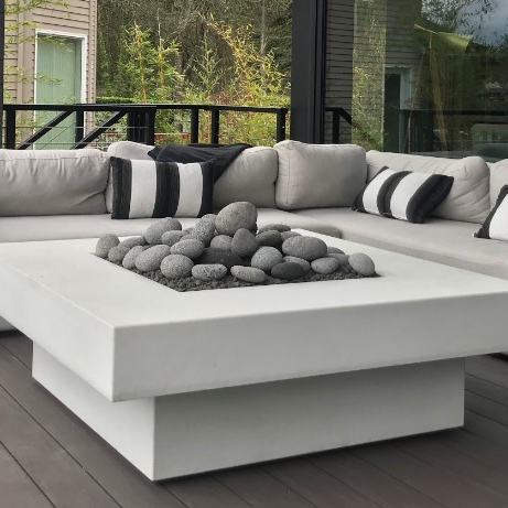 Outdoor Sofa Set Fire Pit Tabl - Outdoor Furniture Fire Pit Set 评论和价格