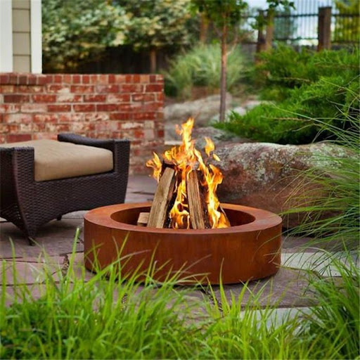 Outdoor Sofa Set Fire Pit Tabl - Outdoor Furniture Fire Pit Set 评论和价格