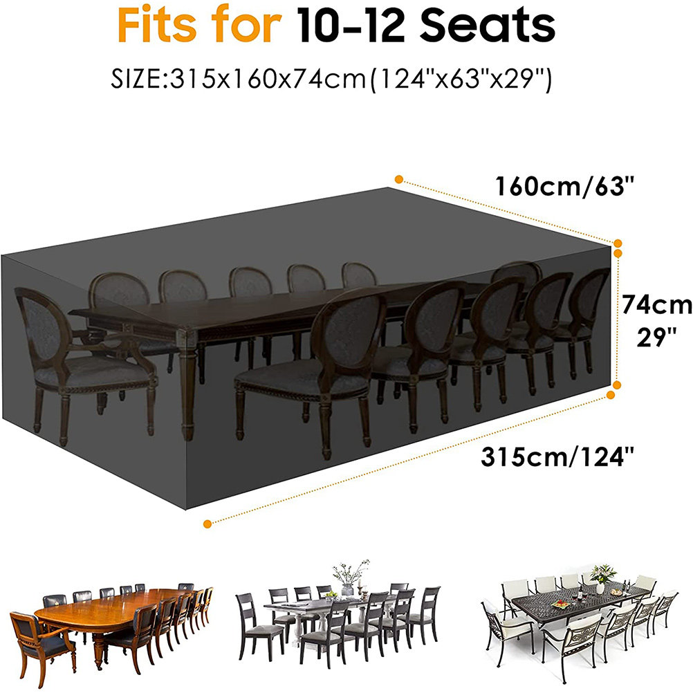 Waterproof Garden Table Cover  - Outdoor Furniture With Covers 评论和价格