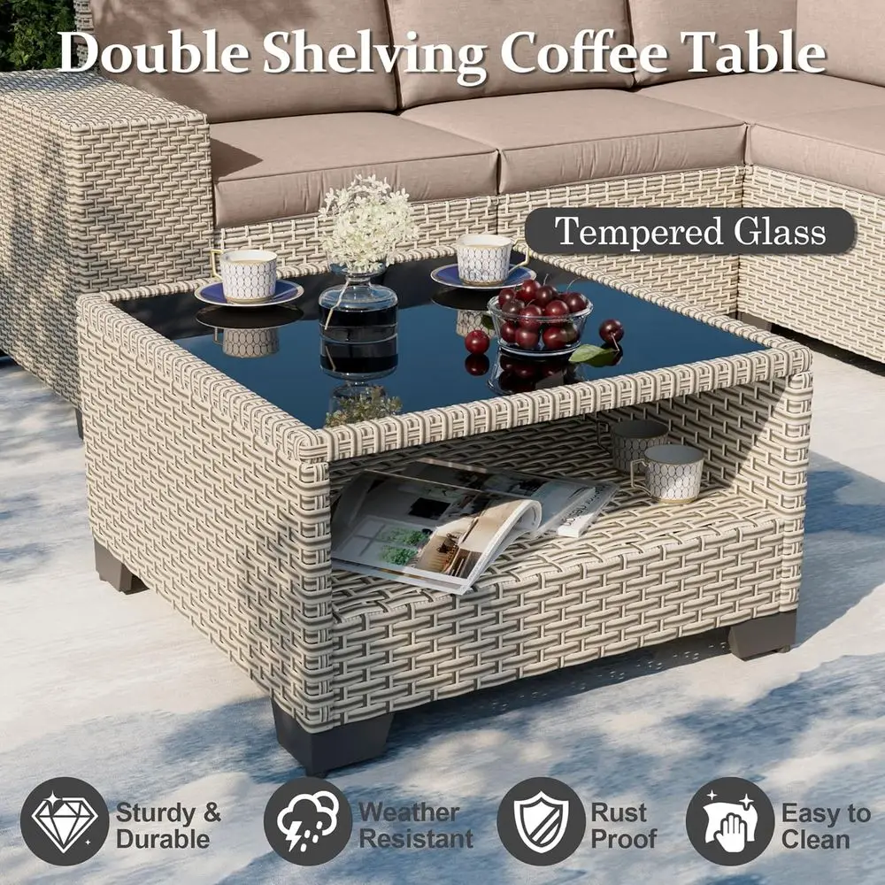 7-Piece Outdoor Patio Furnitur - Outdoor Furniture Fire Pit Set 评论和价格