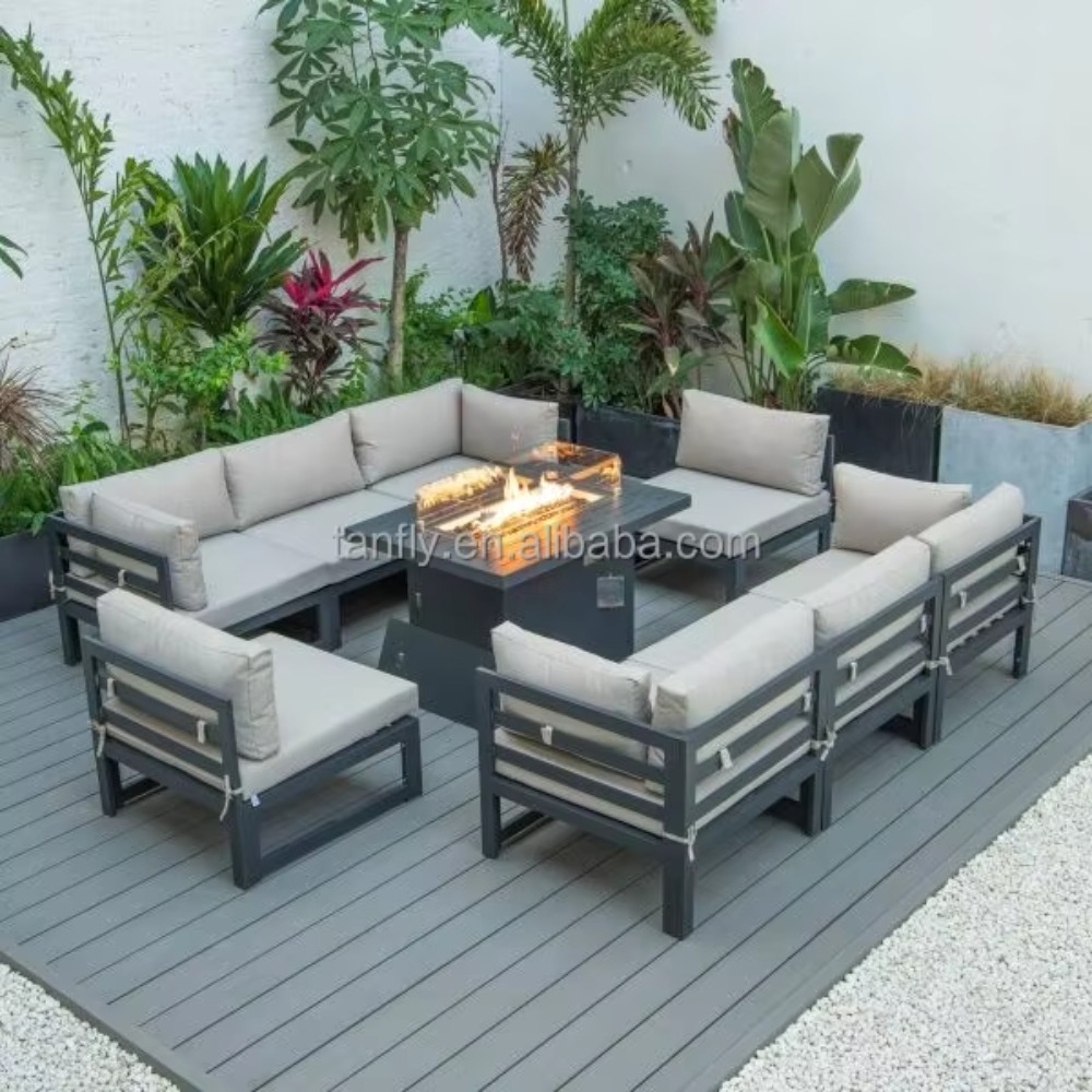 Villa Hotel Outdoor Furniture  - Outdoor Furniture Fire Pit Set 评论和价格