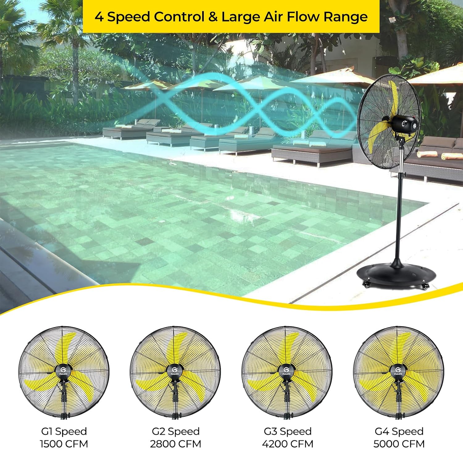 24'' Outdoor Oscillating Pedes - Outdoor Furniture In 评论和价格
