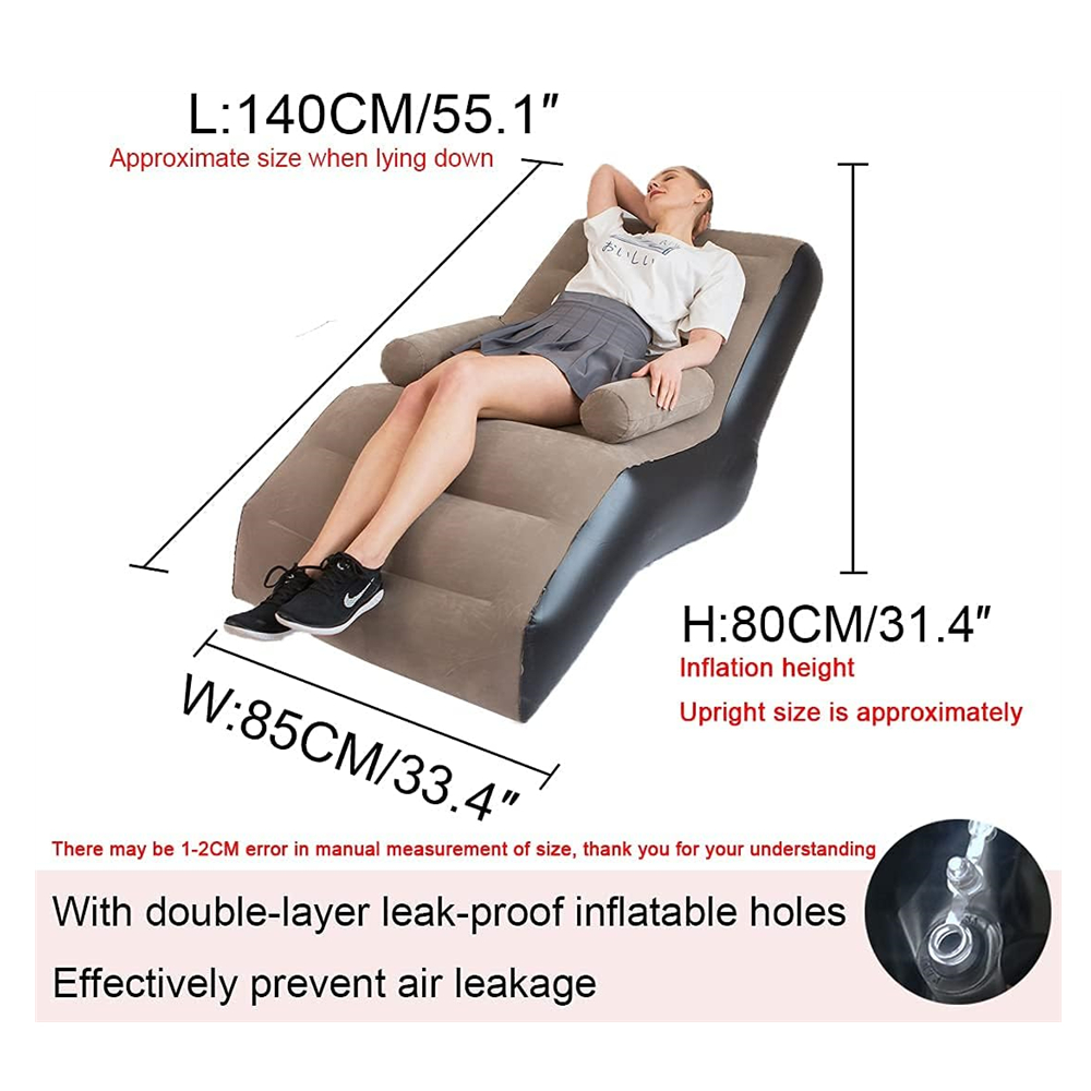 Folding Lazy Sofa,Inflatable L - Outdoor Furniture Nearby 评论和价格