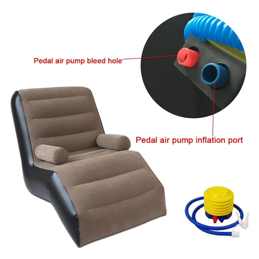Folding Lazy Sofa,Inflatable L - Outdoor Furniture Nearby 评论和价格