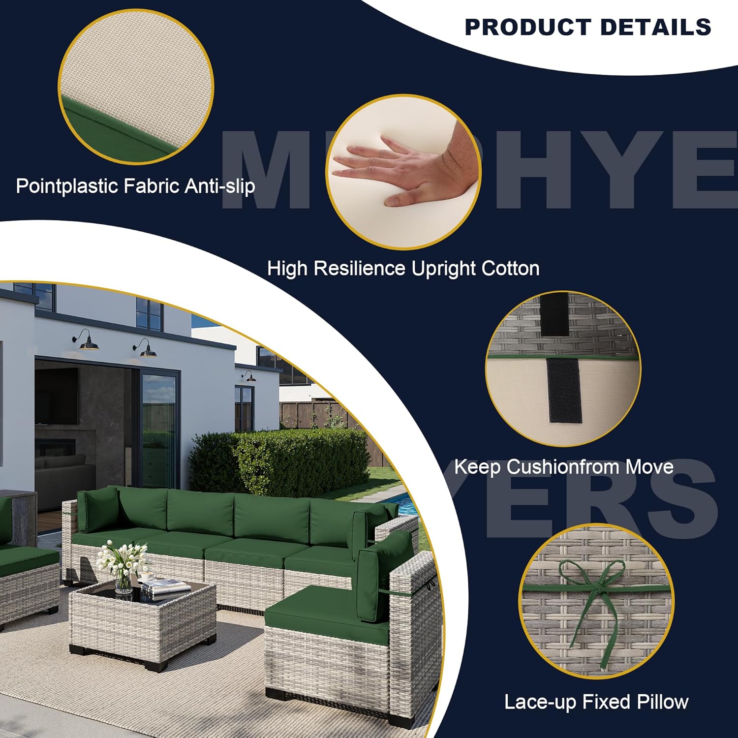 8-Piece Outdoor Patio Furnitur - Outdoor Furniture Fire Pit Set 评论和价格