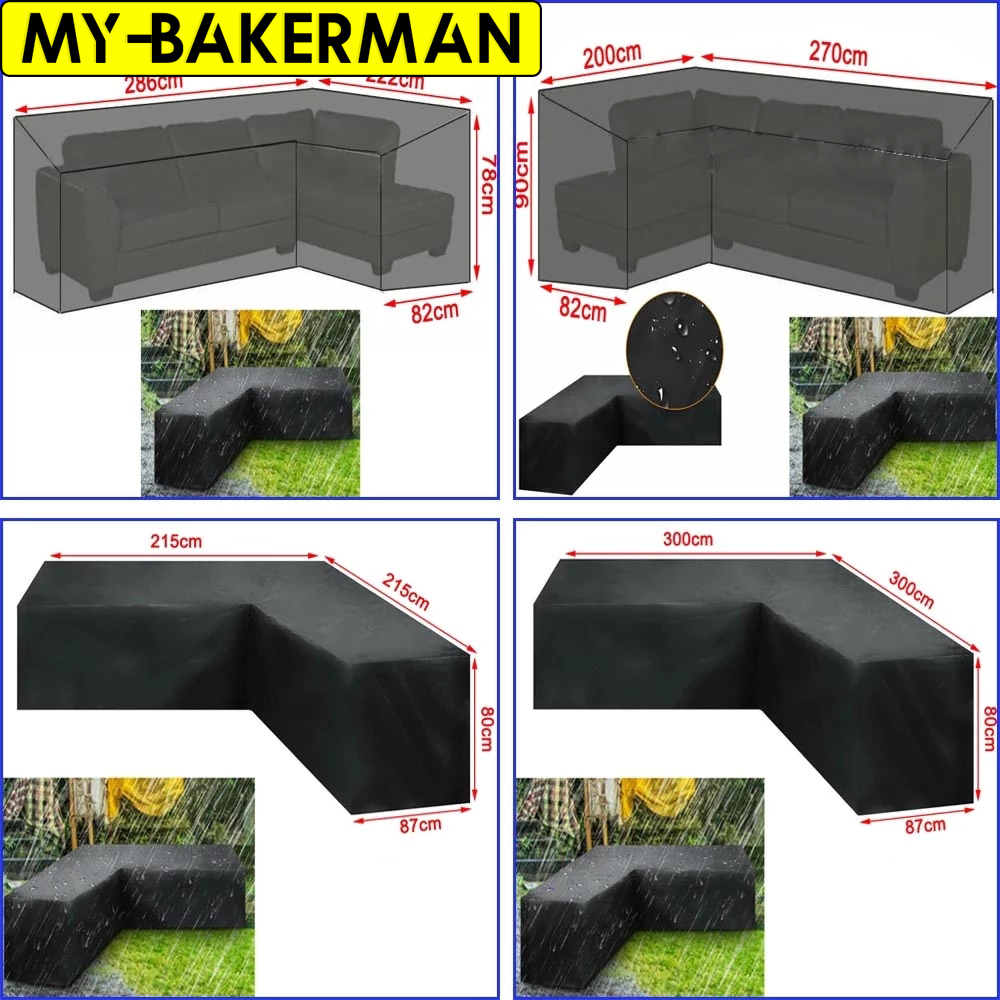 L Shape Furniture Waterproof C - Outdoor Furniture Cover Xl 评论和价格