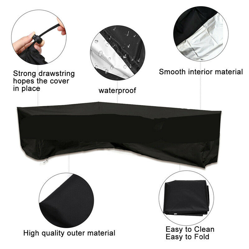 L Shape Furniture Waterproof C - Outdoor Furniture Cover Xl 评论和价格